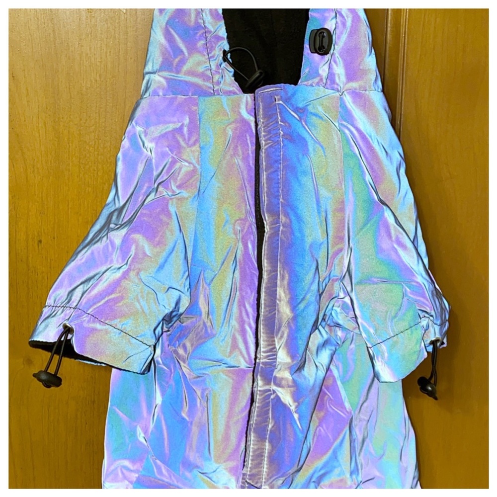Grey Reflective Dog Fleece Coat/Jacket Clothing